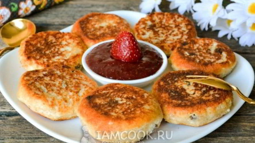 Рецепт сырники без муки на сковороде