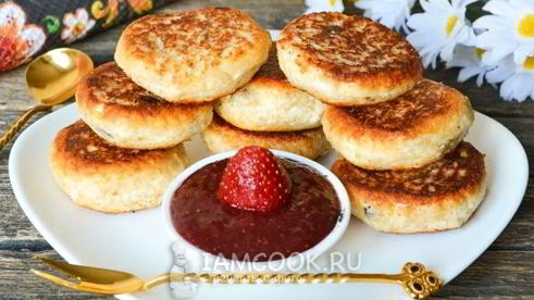 сырники без муки на сковороде