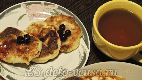 сырники с фруктами