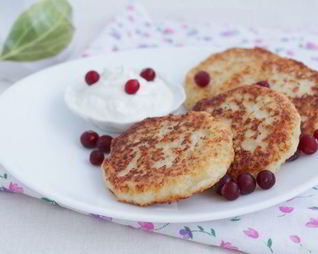 Сырники с кускусом