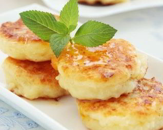 Сырники с отрубями из духовки