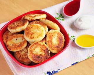 Сырники с шоколадом и миндалем