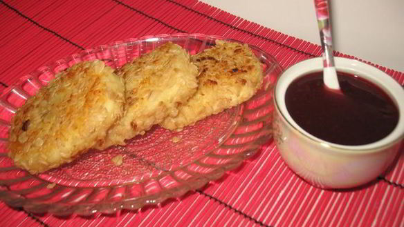 Рецепт Сырники с шоколадом в овсяной панировке