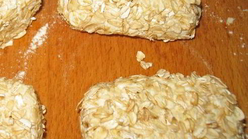 сырники с шоколадом в овсяной панировке