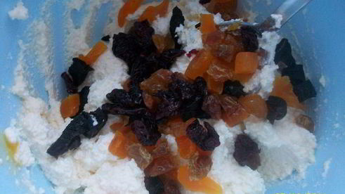 сырники с сухофруктами