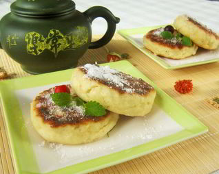 Сырники с яблоками