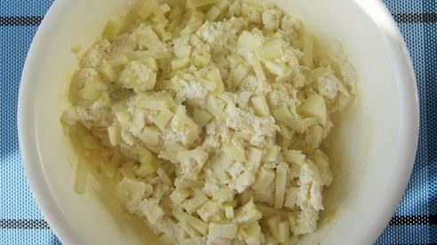 сырники с яблоками