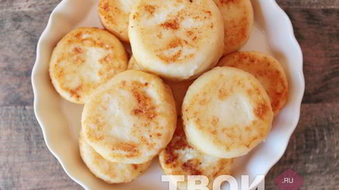 сырники с яблоком