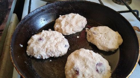 сырники с ягодами