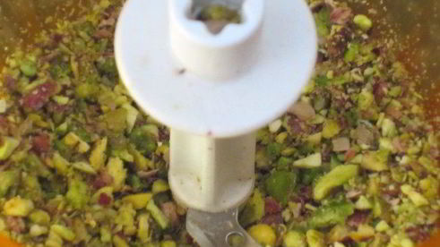 сырники в ореховой панировке с фисташковым кремом