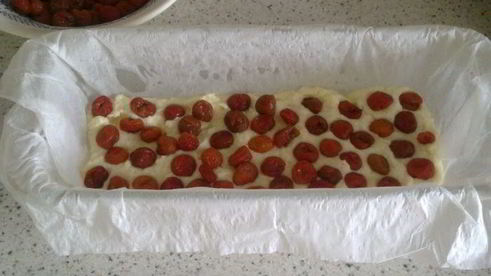 творожник с вишней