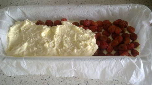 творожник с вишней