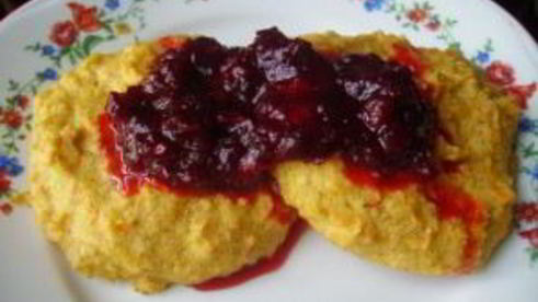 запеченные сырники с яблоком и корицей