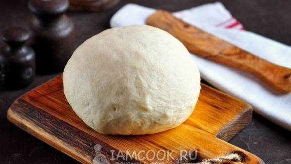 Рецепт Дрожжевое тесто для пиццы