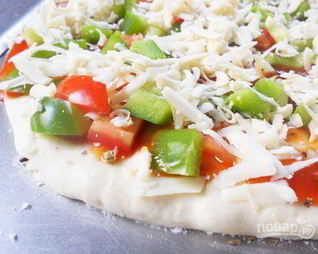 Дрожжевое тесто на пиццу