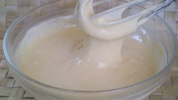 Рецепт Простое бисквитное тесто