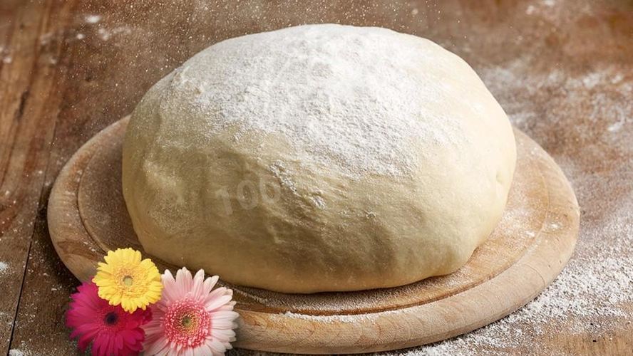 Рецепт сдобное дрожжевое тесто на сухих дрожжах