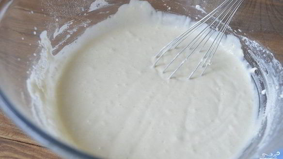 Рецепт Тесто для блинов без яиц