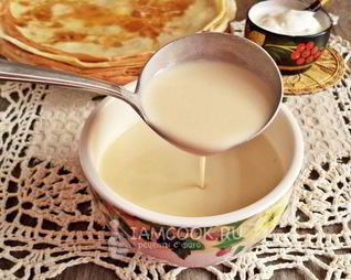 Тесто для блинов на молоке