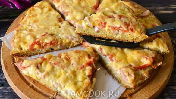 Рецепт Тесто для пиццы на сметане и майонезе