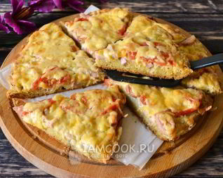 Тесто для пиццы на сметане и майонезе