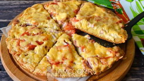 тесто для пиццы на сметане и майонезе