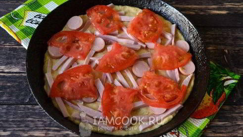 тесто для пиццы на сметане и майонезе