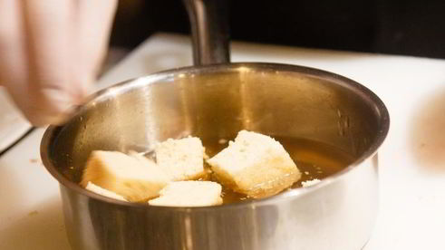 апельсиновый бисквит с клубникой