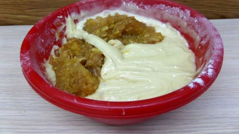 бисквитный торт персиковый со сливочным кремом