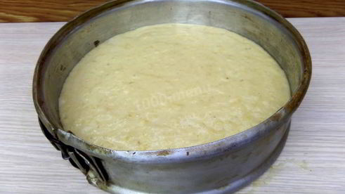 бисквитный торт персиковый со сливочным кремом