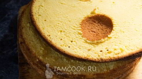 бисквитный торт со сметанным кремом