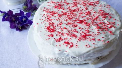 бисквитный торт со сметанным кремом