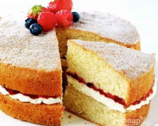 Бисквитный торт