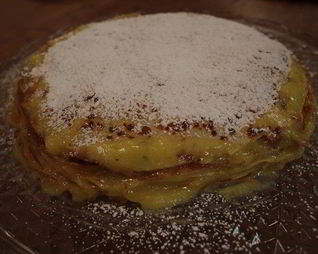 Блинный торт с лимонным кремом