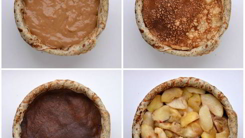 блинный торт весеннее настроение