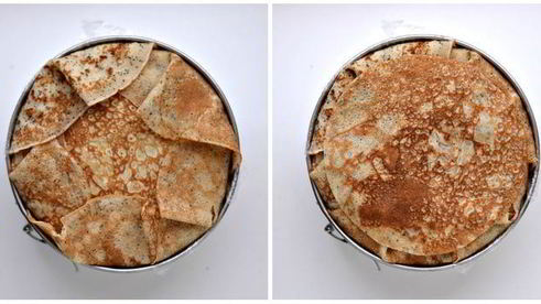 блинный торт весеннее настроение