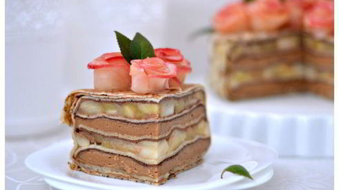 блинный торт весеннее настроение