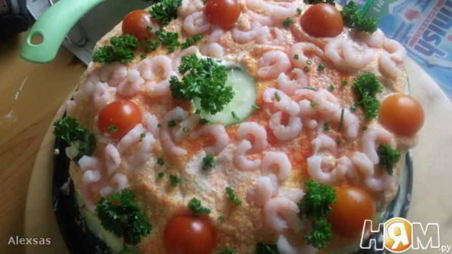 Рецепт бутурбродного торта