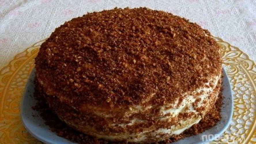 Рецепт домашний кефирный торт