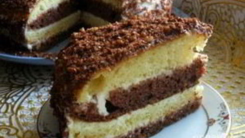 домашний кефирный торт