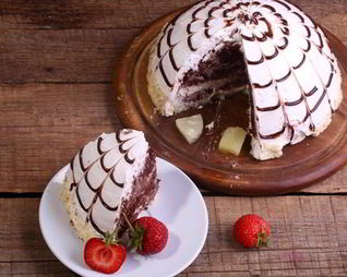 Клубничный панчо