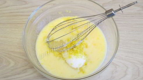 лимонный торт