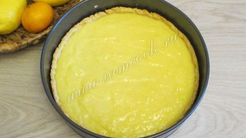 лимонный торт