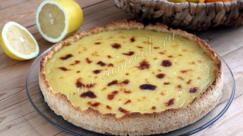 лимонный торт