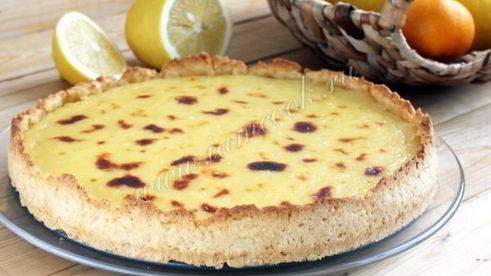 лимонный торт