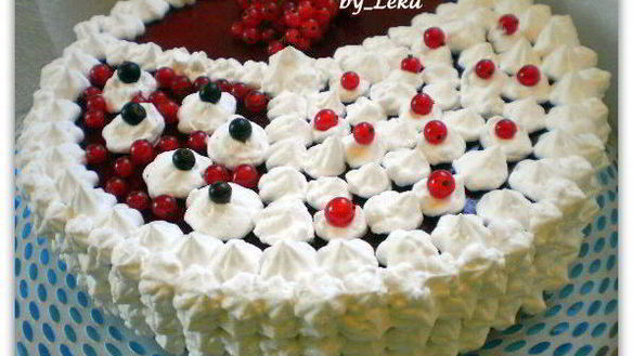 Рецепт Маковый торт с баварскими муссами