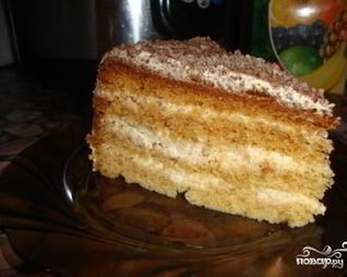 Медовик в мультиварке