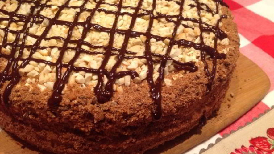 Рецепт медовый заварной торт