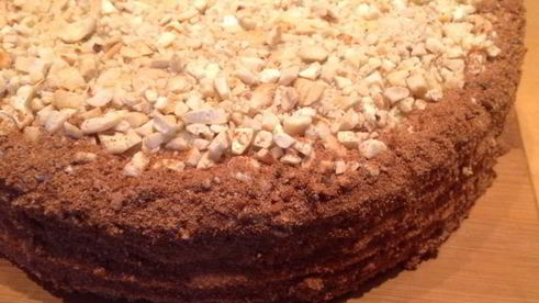 медовый заварной торт