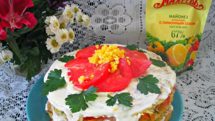 Рецепт овощной торт